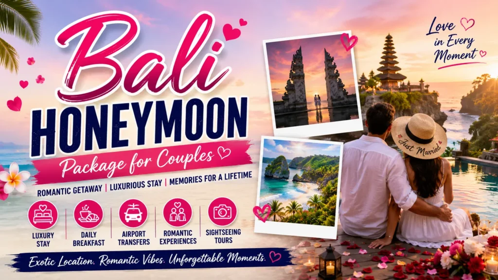 Veetrips Bali honeymoon package for couples