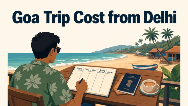 Veetrips Goa Trip Cost from Delhi: The Lines That Add Up