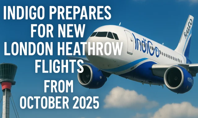 IndiGo Prepares for New London Heathrow Flights from October 2025