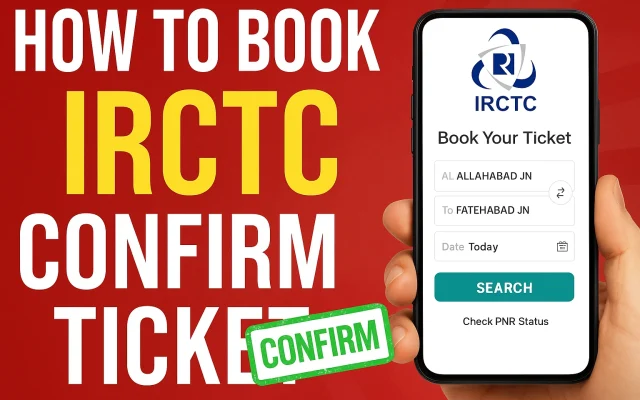 How to Book IRCTC Confirm Ticket
